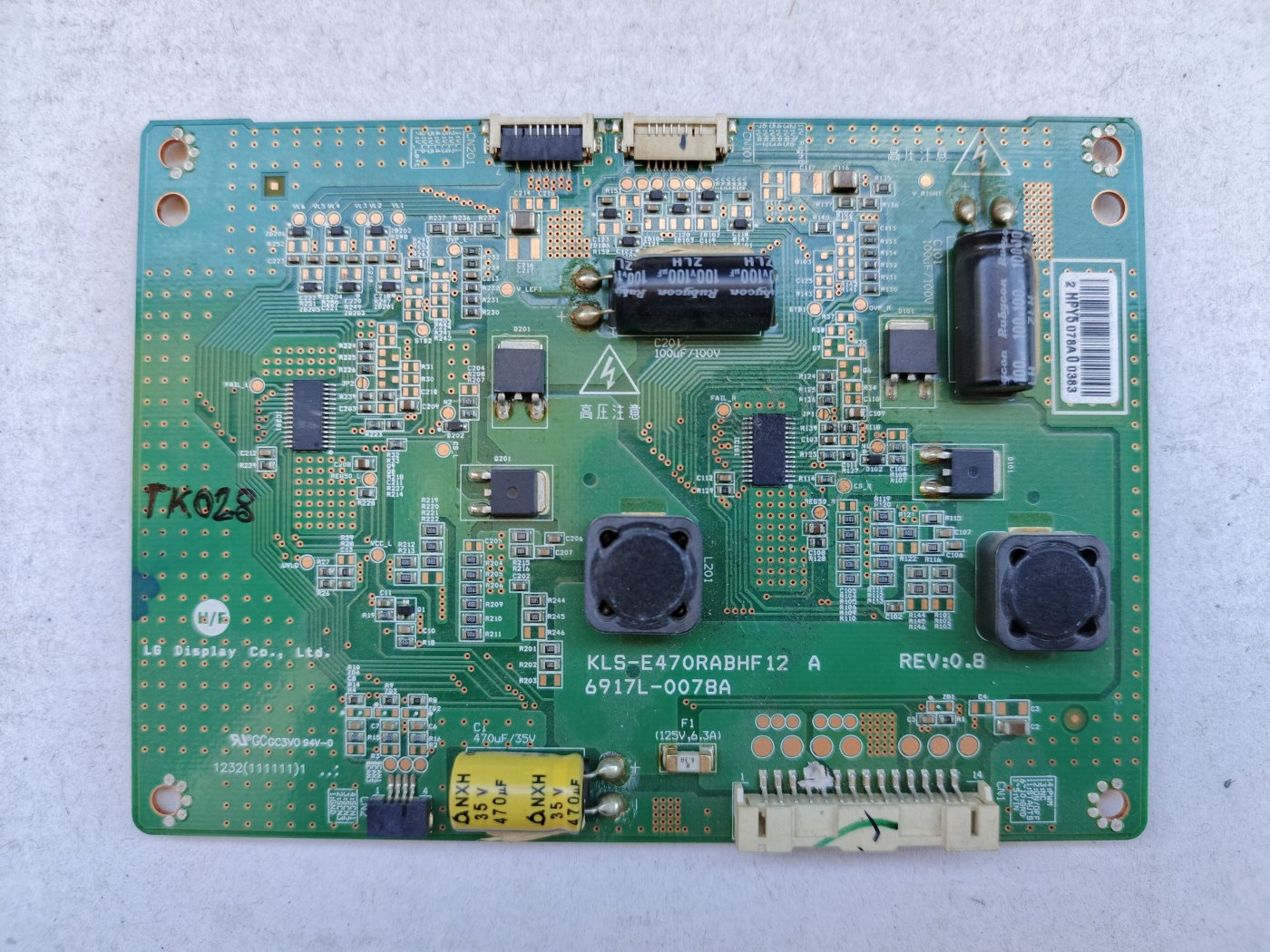 TK028 PHILIPS 42PFL4307 KLS-E470RABHF12 6917L-0078A